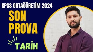 KPSS Ortaöğretim 2024  SON PROVA  Tarih  Ali Gürbüz kpss kpssortaöğretim [upl. by Goulet]