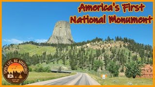 Devils Tower National Monument Wyoming [upl. by Nyrehtak]