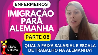 QUAL A FAIXA SALARIAL E ESCALA DE TRABALHO PARA ENFERMEIROS NA ALEMANHA [upl. by Neils]