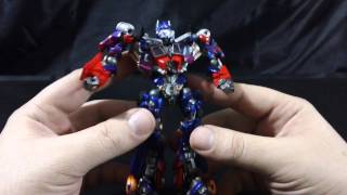 SciFi Revoltech 030  DotM Optimus Prime Review Part 1 [upl. by Fianna]