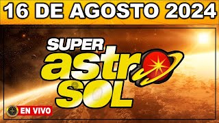 Resultado ASTRO SOL VIERNES 16 de agosto de 2024 superastro astrosol [upl. by Faythe]