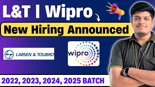 LampT 2024 Hiring  Wipro New Hiring Announced  Off Campus Drive 2022 2023 2024 2025 BATCH [upl. by Eeslek]