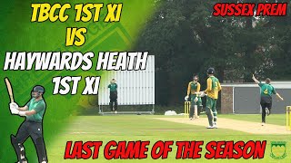 LAST GAME OF THE SEASON  TBCC 1st XI Haywards Heath 1st XI  Cricket Highlights [upl. by Ardried304]