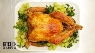 Upside Down Thanksgiving Turkey Recipe  Kitchen Conundrums with Thomas Joseph [upl. by Karb]