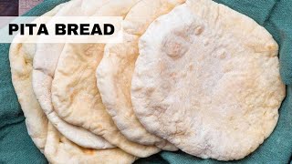 Pita Bread Recipe  Homemade Pita Bread 2 Easy Ways [upl. by Politi]