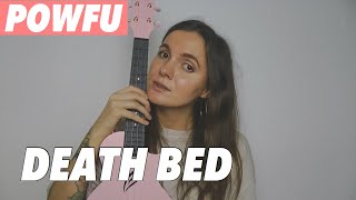 POWFU  DEATH BED  EASY UKULELE TUTORIAL [upl. by Ahterahs]