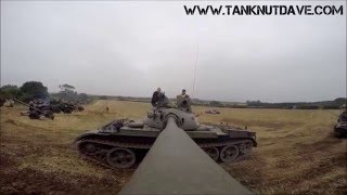 T55 Tank driving OffRoad with multiple camera angles [upl. by Mairem]