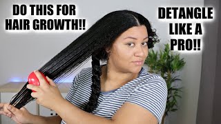 My Pre Poo Routine For Natural Hair Growth [upl. by Eneloc193]