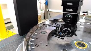 RPI QuadSlimLine rotary table integrated to Wenzel LH108NG CMM [upl. by Aggappe85]