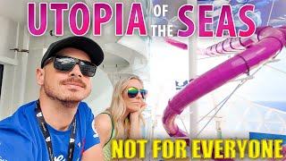 Utopia of the Seas CRUISE REVIEW Royal Caribbeans NEWEST Ship 2024  Cruise Vlog [upl. by Adnorrehs38]