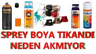 Sprey boya sorunu tıkandı arıza cap [upl. by Retsehc55]