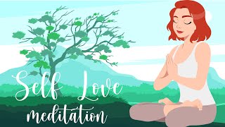 Ten Minute Meditation for Self Love [upl. by Melise835]