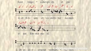 Communio Ecce virgo concipiet [upl. by Ettezzus]