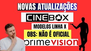 ATUALIZAÃ‡Ã•ES DOS RECEPTORES CINEBOX FANTASIA MODELOS LINHA X 15 DE MARÃ‡O DE 2024 [upl. by Isle828]