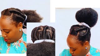 Easy amp simple hairstyle to slay beginners friendlyEssy Maina [upl. by Higley]