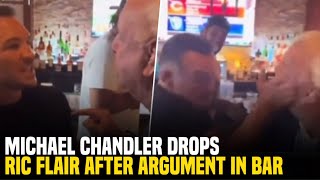 Ric Flair and Michael Chandler Have HEATED Argument [upl. by Scherle870]