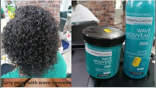 How to  Curly Perm Retouch with Wave Nouveau [upl. by Felicdad]