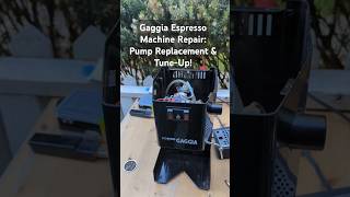 Gaggia Espresso Machine Repair Pump Replacement amp TuneUp [upl. by Ahsihat]