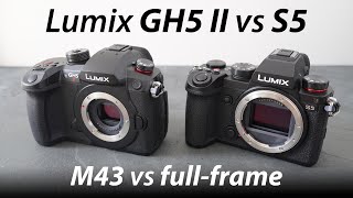 Lumix GH5 II FIRST LOOKS review vs S5 and GH5 [upl. by Ruosnam912]