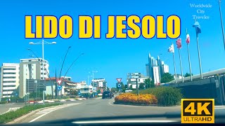 Lido Di Jesolo Driving In Most Beautiful Beach Resort in Italy 21 July 2024 [upl. by Creamer269]