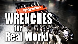 Great Wrenches for Less  Milwaukee Combination Wrench Set Review [upl. by Thedrick]