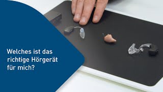 Welches ist das richtige Hörgerät für mich [upl. by Red]