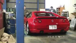 Ferrari F355 on Dyno [upl. by Liggitt]