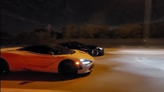 McLaren 720s DPs E85 vs C7 Z06 Ported Blower Cam FBO E60 [upl. by Marcella]