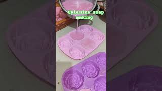 Calamine soap making skincare soap making shorts korean reels trending [upl. by Odirfliw224]