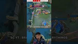 Reaksi bkent RRQ VS TLID GAME 4 shorts mlbb mplid [upl. by Hanna608]