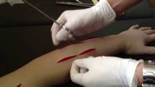 Suturing Course Arabic no music  دورة خياطة الجروح  شرح باللغة العربية  بدون موسيقى [upl. by Irep]