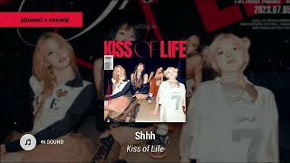 KISS OF LIFE  Shhh slowed  reverb [upl. by Hnirt209]