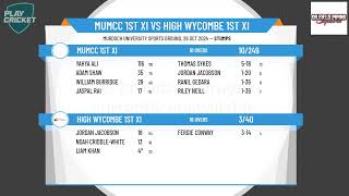 MUMCC 1st XI v High Wycombe 1st XI [upl. by Fenelia]