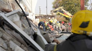 Roof collapse at railway station in Serbia kills at least 13 [upl. by Davida69]