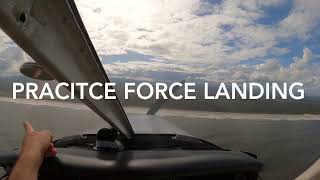 Moruya circuits and practice force landing [upl. by Engvall]