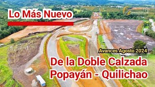 SE VE LA OBRA 😲 – Avanza a buen ritmo la Doble Calzada Popayán  Santander de Quilichao 2024 [upl. by Yzus]