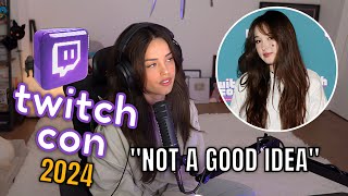 Valkyrae explains why she won’t be going to Tina‘s MEET amp GREET at TWITCHCON [upl. by Hilton]