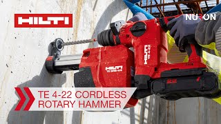 Hilti Nuron TE 422 Cordless Rotary Hammer  Features and Benefits [upl. by Anihsit]