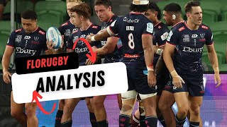 Analysing The Melbourne Rebels Brilliant Set Piece Try Against The Queensland Reds In Super Rugby [upl. by Aikem943]