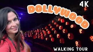 Dollywood2024 Great Pumpkin Luminights POVFULL Park Walkthrough Night Walk [upl. by Yrreg]