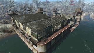 Fallout 4  Settlement Tour No Mods  Taffington boathouse [upl. by Lladnek]