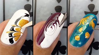 Fun amp Easy Nail Art Designs Using TOOTHPICK  DIY Nail hacks [upl. by Paxton659]