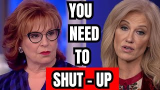 Kellyanne Conway OWNS Joy Behar Joy SCREAMS in ANGER [upl. by Shandeigh]