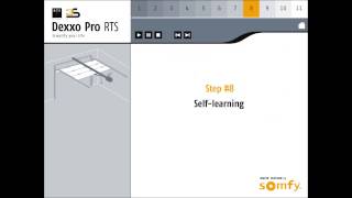 SOMFY  How to install a DEXXO PRO RTS English version [upl. by Bourke]