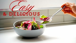 Satisfy Your Cravings with this Endive and Radicchio Salad Recipe [upl. by Nagoh]