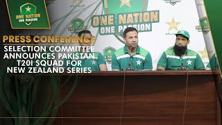 Press Conference  Selection Committee Announces Pakistan T20I Squad for New Zealand Series  MA2A [upl. by Sublett485]