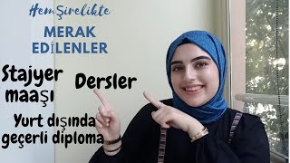 Hemşirelik👩‍⚕️Yüksekokul ve fakülte farkı  Stajyer maaşı💸Yurt dışında geçerli diploma🎓 [upl. by Kennard]