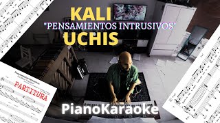 Kali Uchis  Pensamientos Intrusivos Partitura  PianoKaraoke [upl. by Singleton]