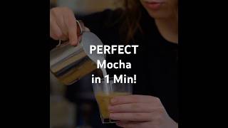 Perfect Mocha Coffee in Under 1 Minute [upl. by Lianne]