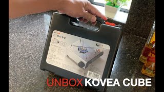 KOVEA Cube Portable Camping Gas Stove UNBOX [upl. by Maram]